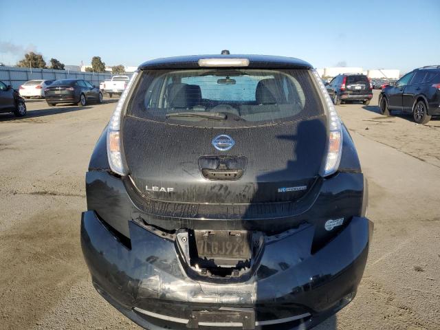 1N4AZ0CP9FC318280 - 2015 NISSAN LEAF S BLACK photo 6