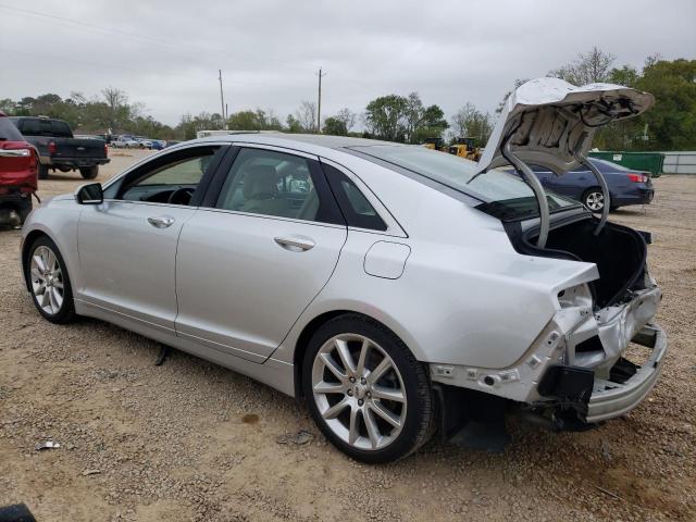 3LN6L2G93GR616864 - 2016 LINCOLN MKZ SILVER photo 2