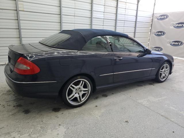 WDBTK72F58T094323 - 2008 MERCEDES-BENZ CLK 550 BLUE photo 3