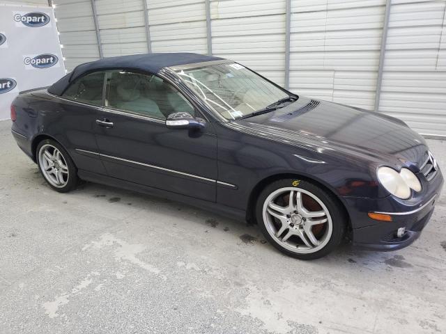 WDBTK72F58T094323 - 2008 MERCEDES-BENZ CLK 550 BLUE photo 4