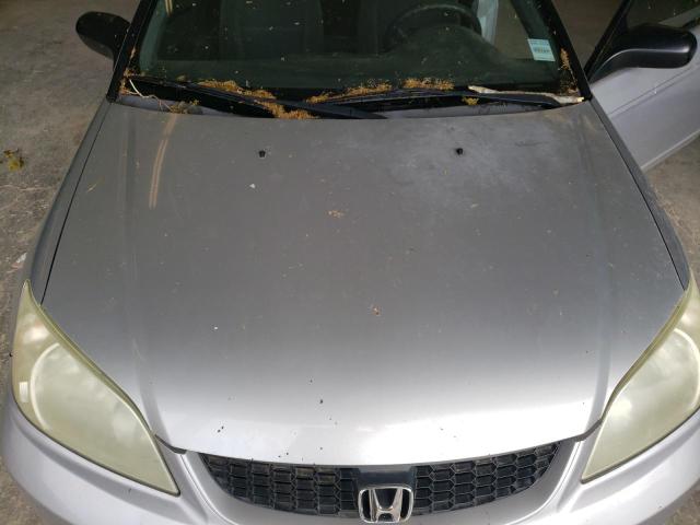 1HGEM21135L017458 - 2005 HONDA CIVIC DX VP ვერცხლისფერი ფოტო 11