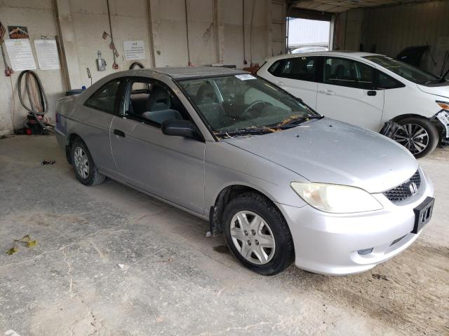 1HGEM21135L017458 - 2005 HONDA CIVIC DX VP ვერცხლისფერი ფოტო 4