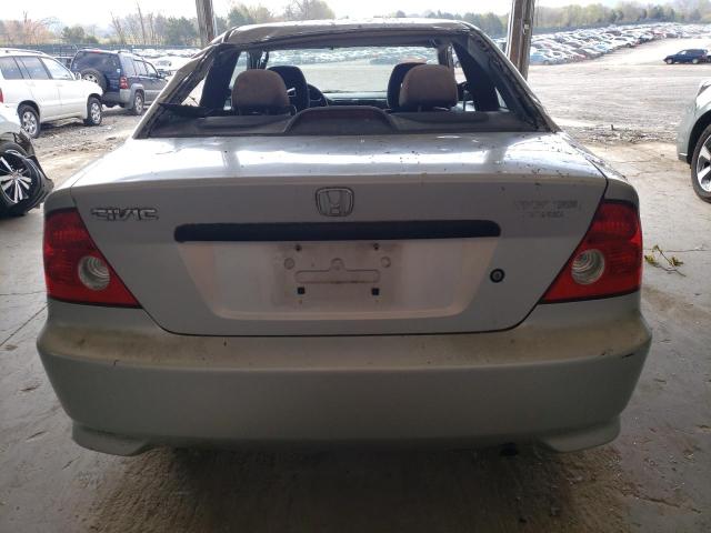 1HGEM21135L017458 - 2005 HONDA CIVIC DX VP ვერცხლისფერი ფოტო 6
