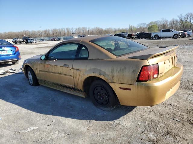 1FAFP4041YF243430 - 2000 FORD MUSTANG GOLD photo 2