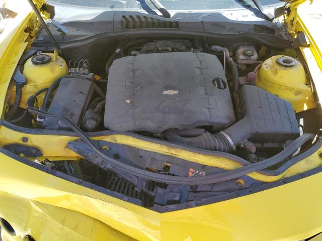 2G1FD1E30F9153847 - 2015 CHEVROLET CAMARO LT YELLOW photo 11