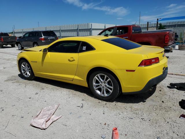 2G1FD1E30F9153847 - 2015 CHEVROLET CAMARO LT YELLOW photo 2