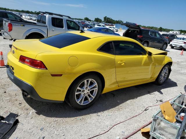 2G1FD1E30F9153847 - 2015 CHEVROLET CAMARO LT YELLOW photo 3