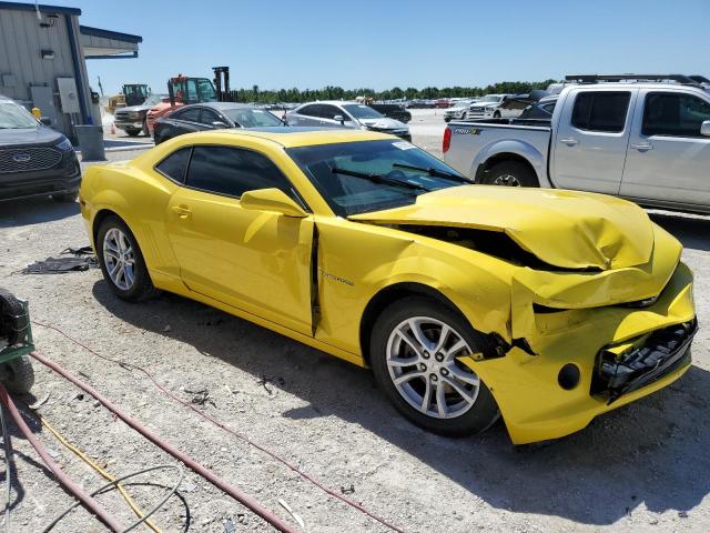 2G1FD1E30F9153847 - 2015 CHEVROLET CAMARO LT YELLOW photo 4