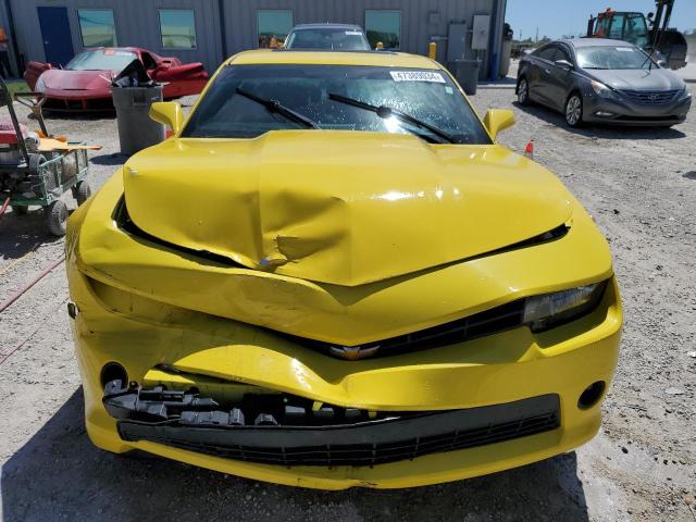 2G1FD1E30F9153847 - 2015 CHEVROLET CAMARO LT YELLOW photo 5