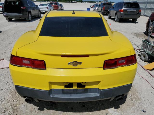 2G1FD1E30F9153847 - 2015 CHEVROLET CAMARO LT YELLOW photo 6