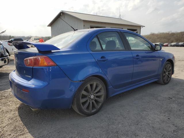 JA3AU86WX9U001714 - 2009 MITSUBISHI LANCER GTS BLUE photo 3