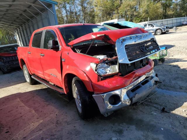 5TBEV541X7S463027 - 2007 TOYOTA TUNDRA CREWMAX SR5 RED photo 4