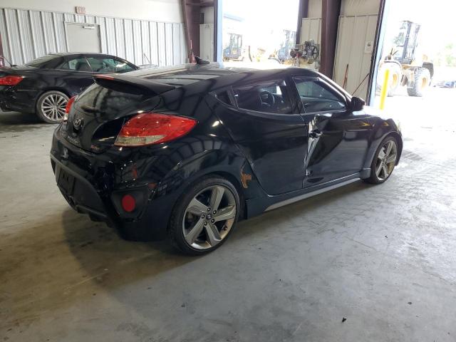 KMHTC6AE1DU128078 - 2013 HYUNDAI VELOSTER TURBO BLACK photo 3