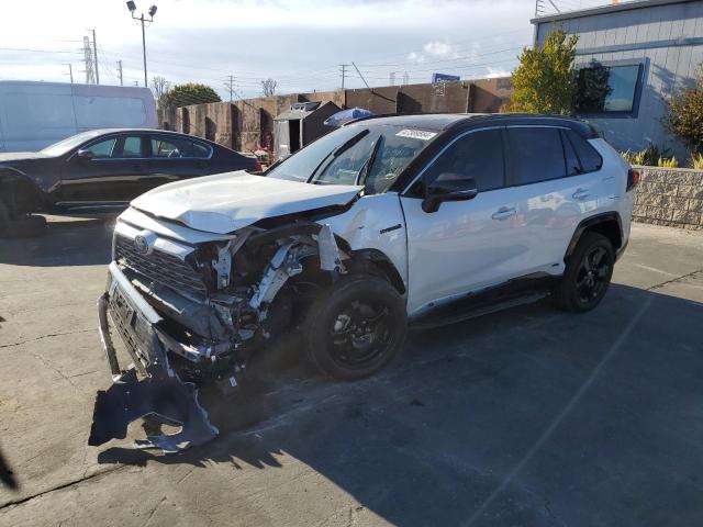 2T3E6RFV5MW023996 - 2021 TOYOTA RAV4 XSE WHITE photo 1