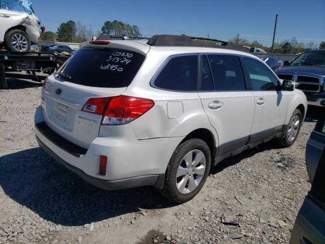 4S4BRBKC3B3381079 - 2011 SUBARU OUTBACK 2.5I LIMITED WHITE photo 3