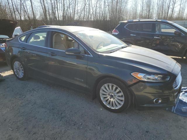 3FA6P0LU6GR134922 - 2016 FORD FUSION SE HYBRID GREEN photo 4