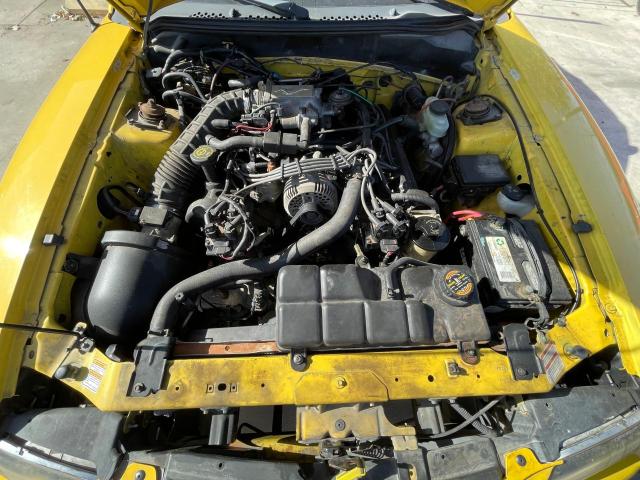 1FAFP45X1WF201968 - 1998 FORD MUSTANG GT YELLOW photo 7