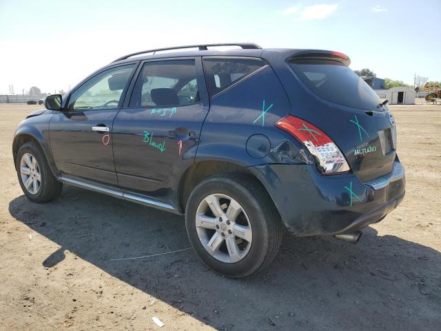 JN8AZ08T87W512397 - 2007 NISSAN MURANO SL BLUE photo 2