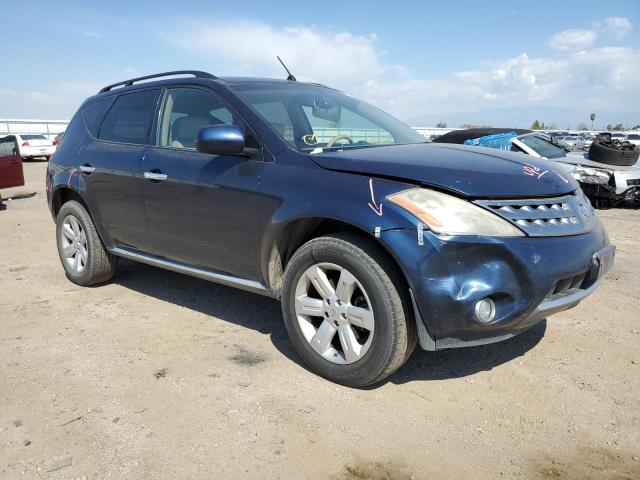 JN8AZ08T87W512397 - 2007 NISSAN MURANO SL BLUE photo 4