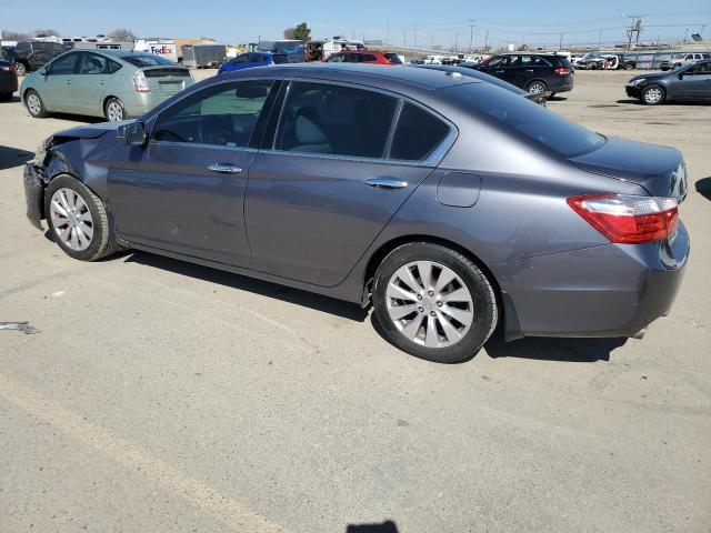 1HGCR3F91DA038722 - 2013 HONDA ACCORD TOURING GRAY photo 2