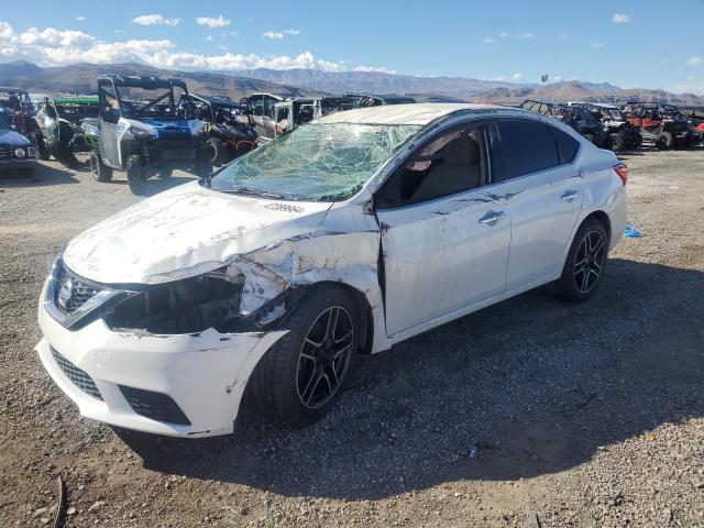 3N1AB7AP3GY231335 - 2016 NISSAN SENTRA S WHITE photo 1