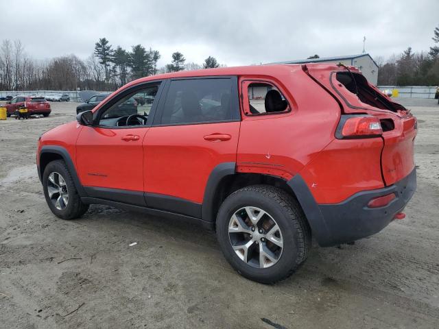 1C4PJMBX1JD616216 - 2018 JEEP CHEROKEE TRAILHAWK RED photo 2