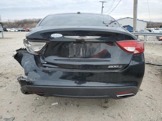 1C3CCCBB2FN654387 - 2015 CHRYSLER 200 S BLACK photo 6