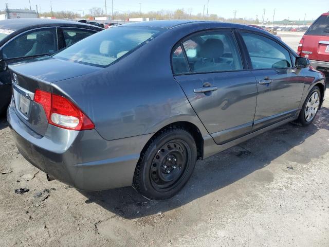 19XFA1F59AE057595 - 2010 HONDA CIVIC LX GRAY photo 3