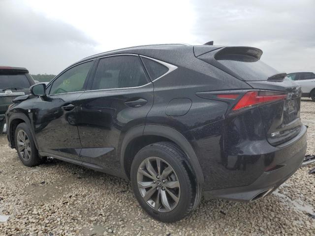 JTJYARBZ4K2133140 - 2019 LEXUS NX 300 BASE შავი ფოტო 2