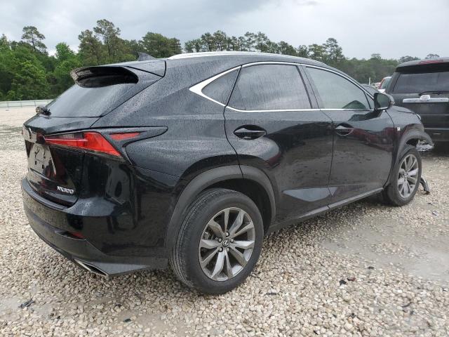 JTJYARBZ4K2133140 - 2019 LEXUS NX 300 BASE შავი ფოტო 3