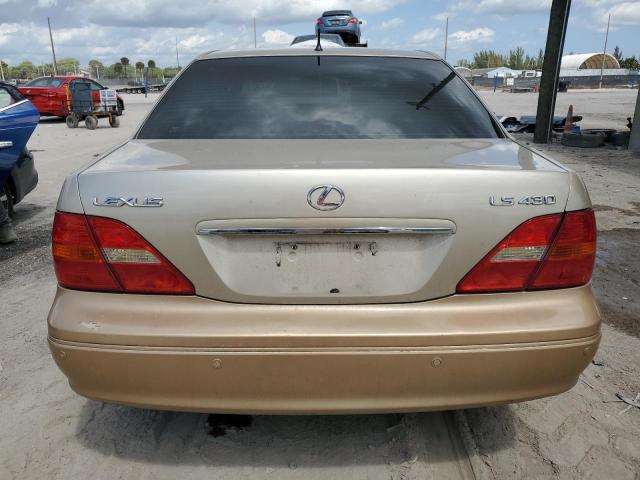 JTHBN30F320067306 - 2002 LEXUS LS 430 TAN photo 6