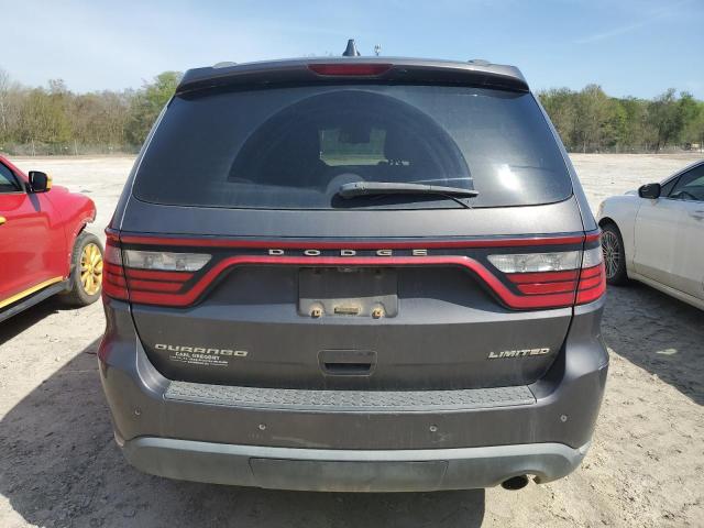 1C4RDHDG4EC592168 - 2014 DODGE DURANGO LIMITED CHARCOAL photo 6