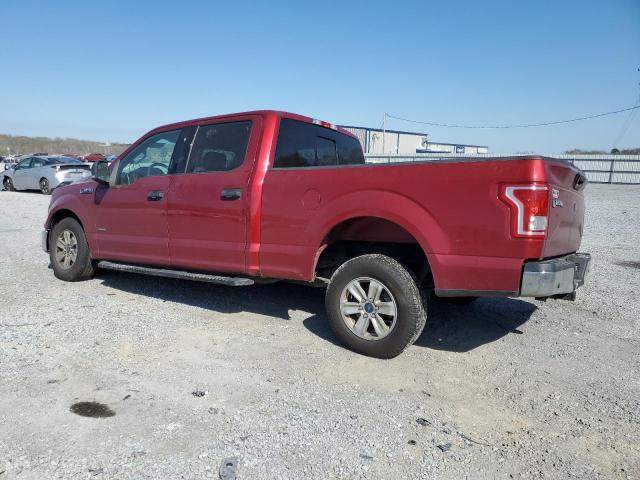 1FTEW1CP4HKC93193 - 2017 FORD F150 SUPERCREW RED photo 2