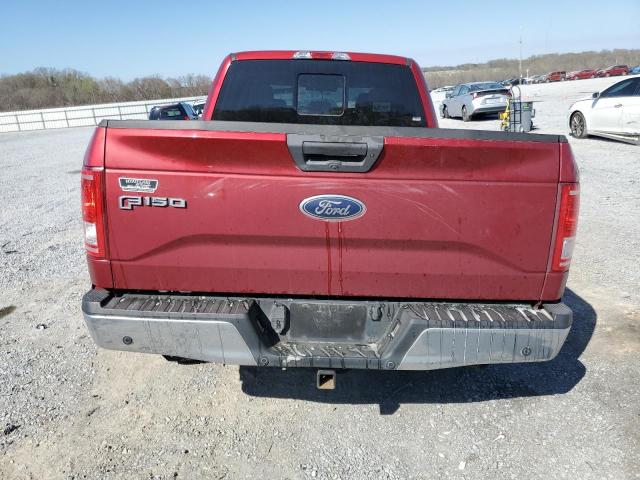 1FTEW1CP4HKC93193 - 2017 FORD F150 SUPERCREW RED photo 6