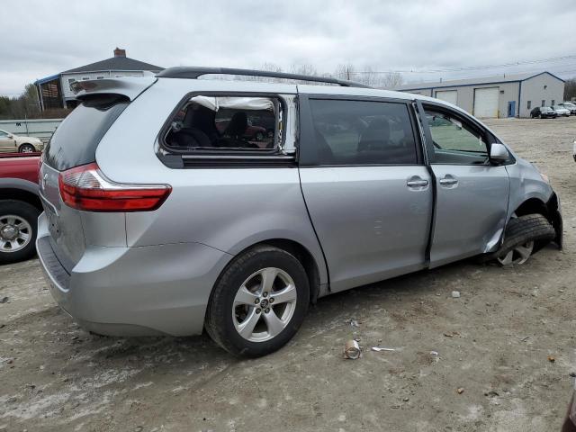 5TDKZ3DC3LS049747 - 2020 TOYOTA SIENNA LE SILVER photo 3