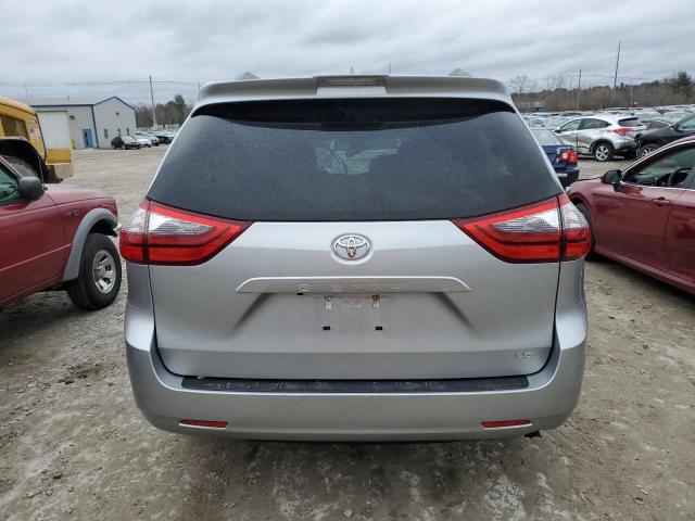 5TDKZ3DC3LS049747 - 2020 TOYOTA SIENNA LE SILVER photo 6