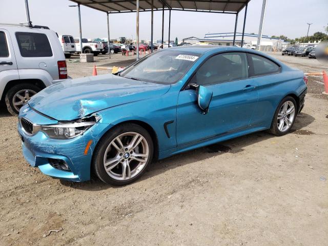 WBA4W3C55JAB87286 - 2018 BMW 430I TURQUOISE photo 1