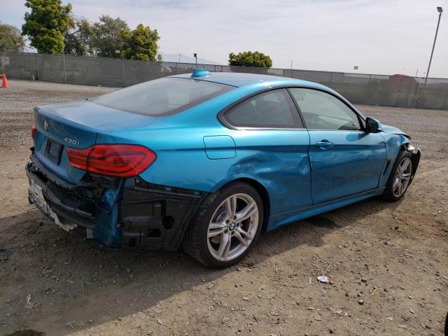 WBA4W3C55JAB87286 - 2018 BMW 430I TURQUOISE photo 3