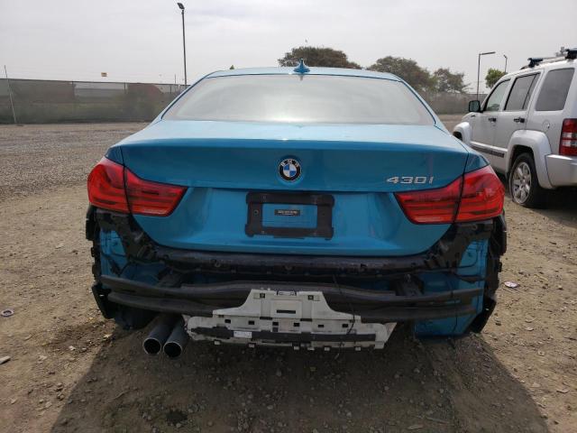 WBA4W3C55JAB87286 - 2018 BMW 430I TURQUOISE photo 6