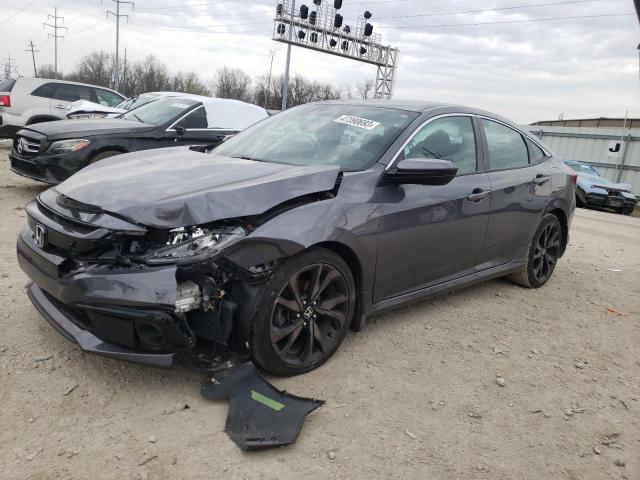 2HGFC2F89KH509918 - 2019 HONDA CIVIC SPORT 灰色 照片 1