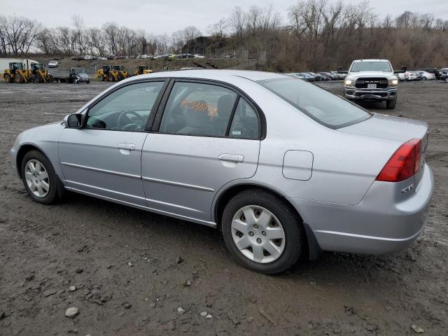 2HGES257X1H531500 - 2001 HONDA CIVIC EX SILVER photo 2