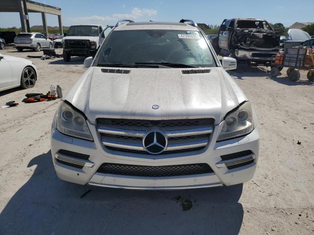 4JGBF7BEXCA795836 - 2012 MERCEDES-BENZ GL 450 4MATIC WHITE photo 5