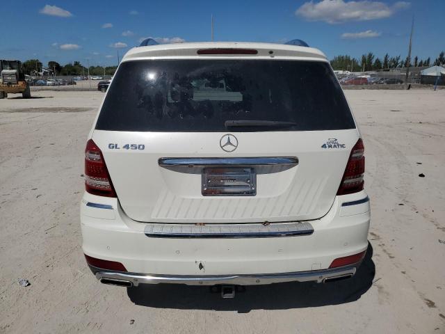 4JGBF7BEXCA795836 - 2012 MERCEDES-BENZ GL 450 4MATIC WHITE photo 6