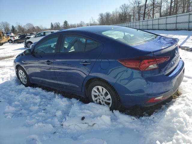 5NPD74LFXLH612265 - 2020 HYUNDAI ELANTRA SE BLUE photo 2