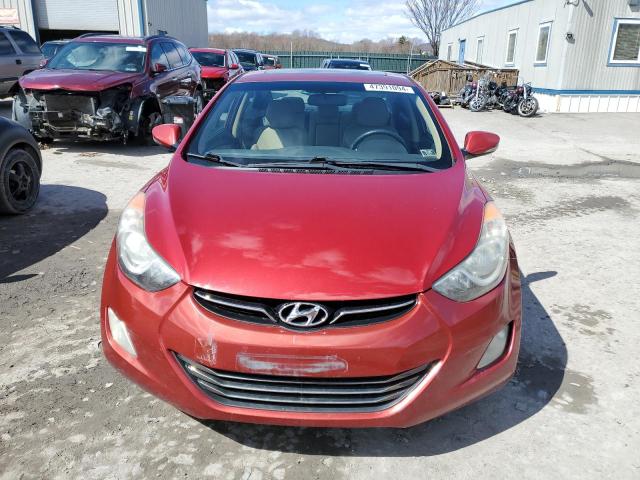 KMHDH4AE8CU222211 - 2012 HYUNDAI ELANTRA GLS RED photo 5