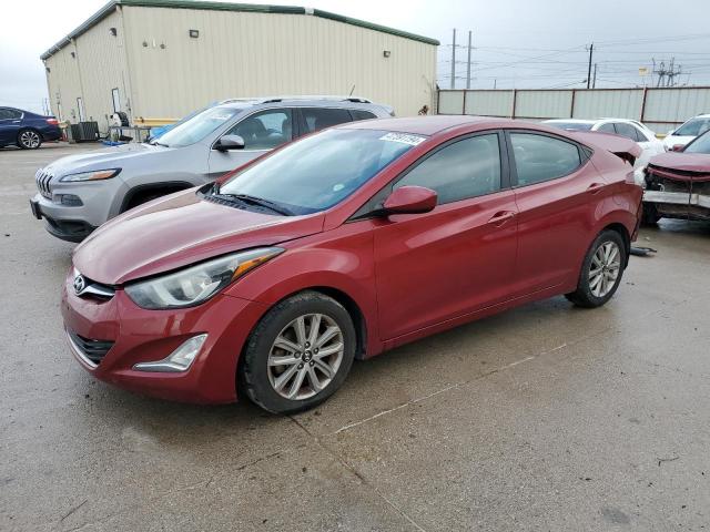 5NPDH4AEXEH498049 - 2014 HYUNDAI ELANTRA SE MAROON photo 1