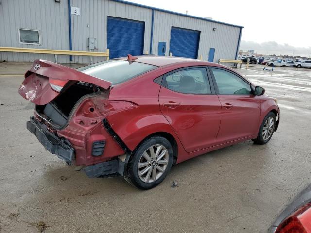 5NPDH4AEXEH498049 - 2014 HYUNDAI ELANTRA SE MAROON photo 3