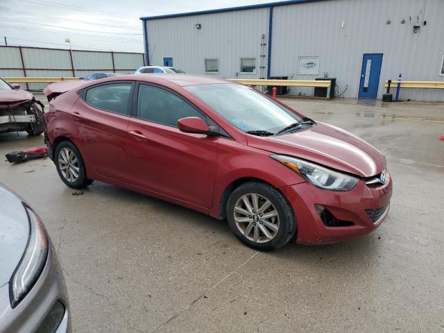 5NPDH4AEXEH498049 - 2014 HYUNDAI ELANTRA SE MAROON photo 4