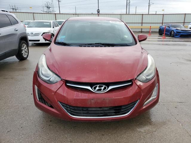 5NPDH4AEXEH498049 - 2014 HYUNDAI ELANTRA SE MAROON photo 5