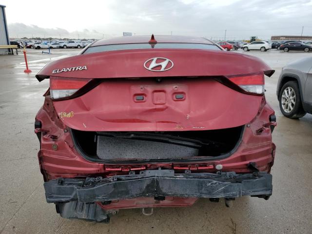 5NPDH4AEXEH498049 - 2014 HYUNDAI ELANTRA SE MAROON photo 6